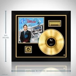 RARE-T The Office - Soundtrack Gold LP Limited Signature Edition Studio Licensed Custom Frame