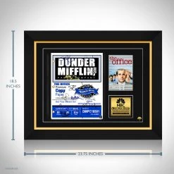 RARE-T The Office - The Pilot Script Limited Signature Edition Studio Licensed Custom Frame Limited Edition Frames