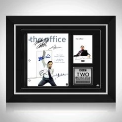 RARE-T Limited Edition Frames The Office UK Script Limited Signature Edition Studio Licensed Custom Frame