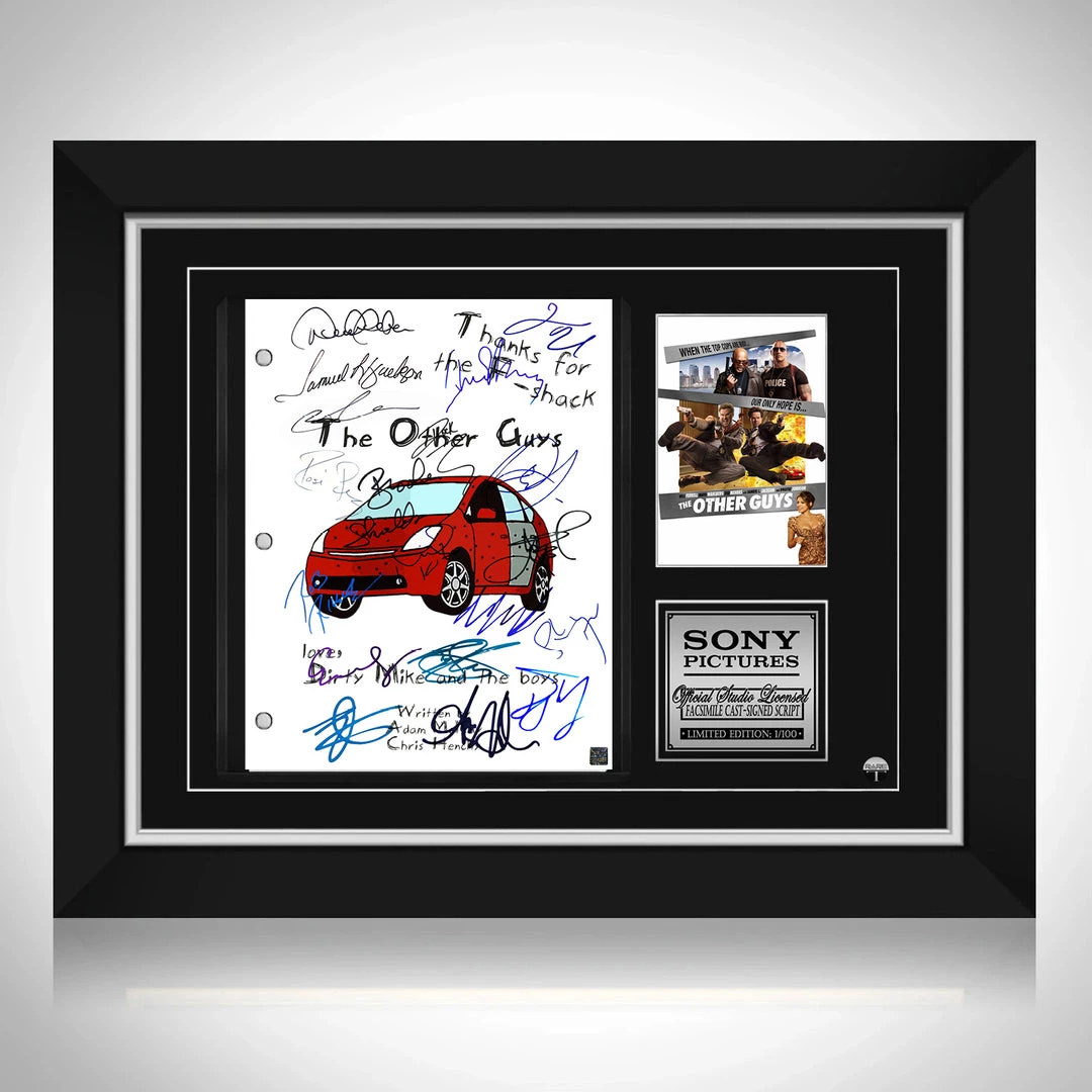 RARE-T The Other Guys Script Limited Signature Edition Studio Licensed Custom Frame 1 RARE-T The Other Guys Script Limited Signature Edition Studio Licensed Custom Frame