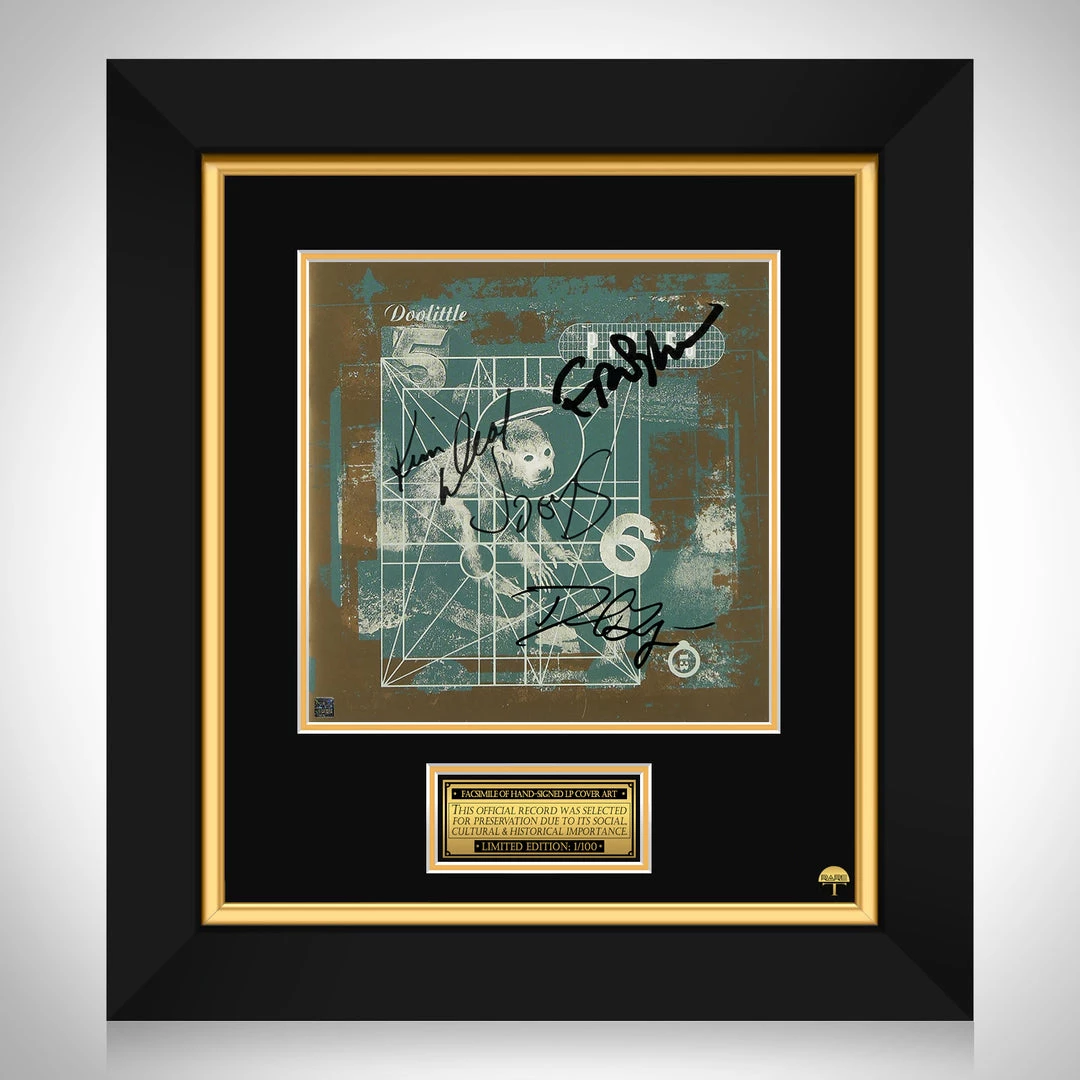 RARE-T Limited Edition Frames The Pixies - Doolittle LP Cover Limited Signature Edition Studio Licensed Custom Frame 1 RARE-T Limited Edition Frames The Pixies - Doolittle LP Cover Limited Signature Edition Studio Licensed Custom Frame