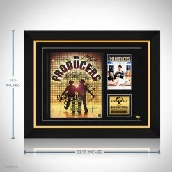 RARE-T The Producers 2005 Script Limited Signature Edition Studio Licensed Custom Frame Limited Edition Frames