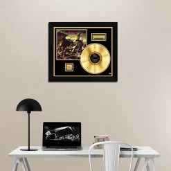 Rare-T The Pogues - Rum Sodomy & The Lash Gold LP Limited Signature Edition Studio Licensed Custom Frame Limited Edition Frames