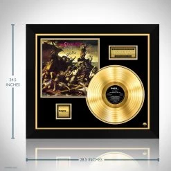 Rare-T The Pogues - Rum Sodomy & The Lash Gold LP Limited Signature Edition Studio Licensed Custom Frame Limited Edition Frames
