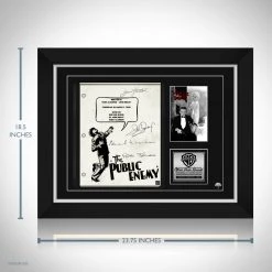 RARE-T The Public Enemy 1931 Transcript Limited Signature Edition Studio Licensed Custom Frame