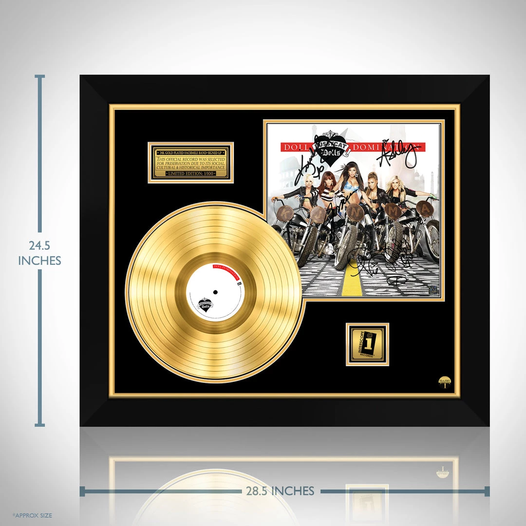 RARE-T Pussycat Dolls - Doll Domination Gold LP Limited Signature Edition Studio Licensed Custom Frame 3 RARE-T Pussycat Dolls - Doll Domination Gold LP Limited Signature Edition Studio Licensed Custom Frame