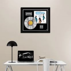 RARE-T Limited Edition Frames The Ronettes - Presenting The Fabulous Ronettes Featuring Veronica Platinum LP Limited Signature Edition Studio Licensed Custom Frame