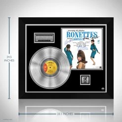 RARE-T Limited Edition Frames The Ronettes - Presenting The Fabulous Ronettes Featuring Veronica Platinum LP Limited Signature Edition Studio Licensed Custom Frame