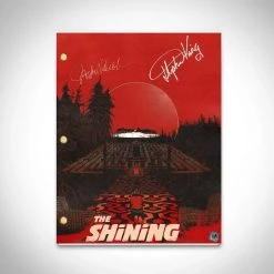 RARE-T Limited Edition Frames The Shining Movie Script Limited Signature Edition Studio Licensed Custom Frame