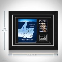 RARE-T Limited Edition Frames The Social Experiment Script Limited Signature Edition Studio Licensed Custom Frame