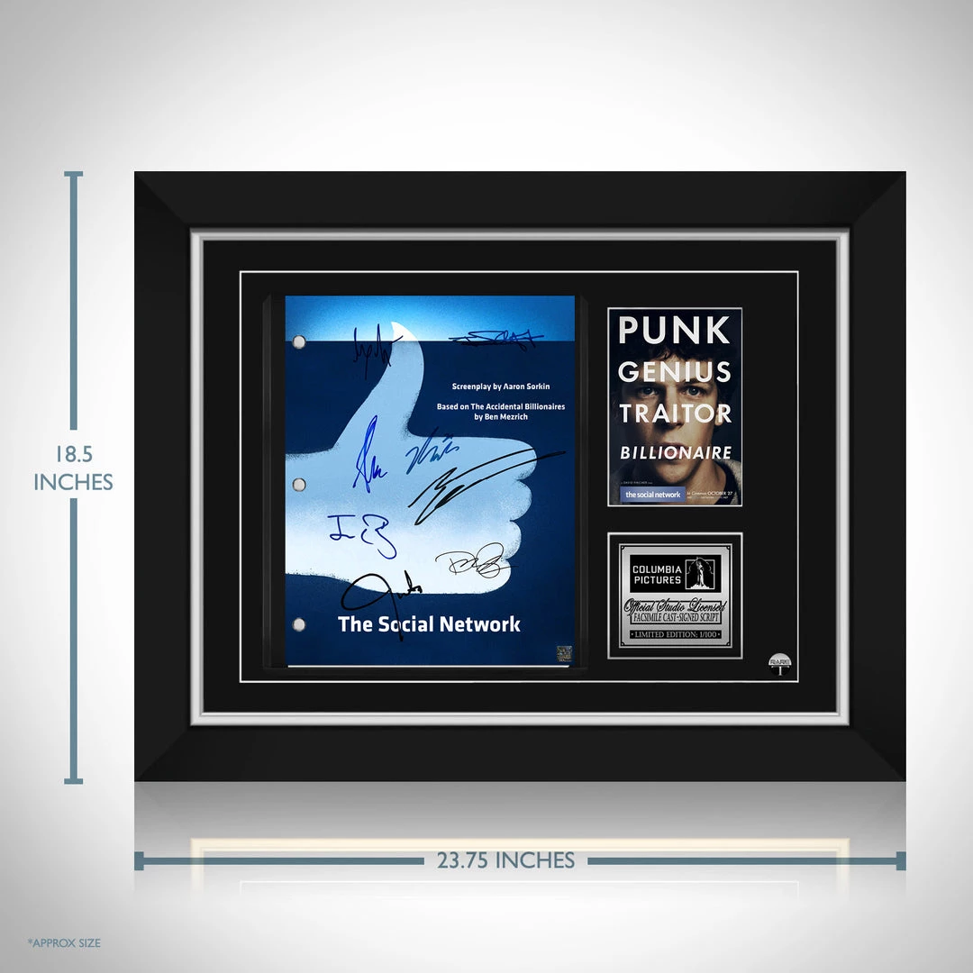 RARE-T Limited Edition Frames The Social Experiment Script Limited Signature Edition Studio Licensed Custom Frame 2 RARE-T Limited Edition Frames The Social Experiment Script Limited Signature Edition Studio Licensed Custom Frame