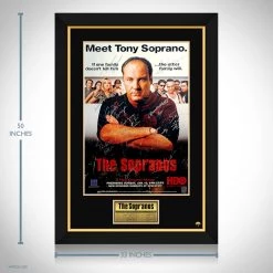 APW Signed Memorabilia The Sopranos- Cast Hand-Signed Release Television Vintage Distressed Poster Custom Frame 17 APW Signed Memorabilia The Sopranos- Cast Hand-Signed Release Television Vintage Distressed Poster Custom Frame