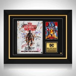 RARE-T The Suicide Squad 2021 Transcript Limited Signature Edition Studio Licensed Custom Frame