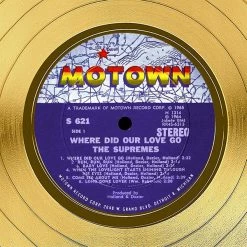 RARE-T The Supremes - Where Did Our Love Go Gold LP Limited Signature Edition Studio Licensed Custom Frame Limited Edition Frames