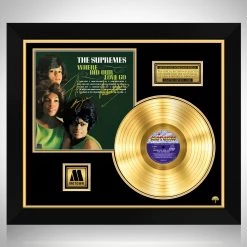 RARE-T The Supremes - Where Did Our Love Go Gold LP Limited Signature Edition Studio Licensed Custom Frame Limited Edition Frames