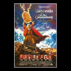 RARE-T Limited Edition Frames The Ten Commandments Script Limited Signature Edition Studio Licensed Custom Frame