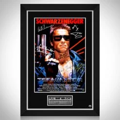RARE-T The Terminator Mini Poster Limited Signature Edition Studio Licensed Custom Frame Limited Edition Frames