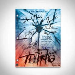 RARE-T The Thing Script Limited Signature Edition Studio Licensed Custom Frame Limited Edition Frames