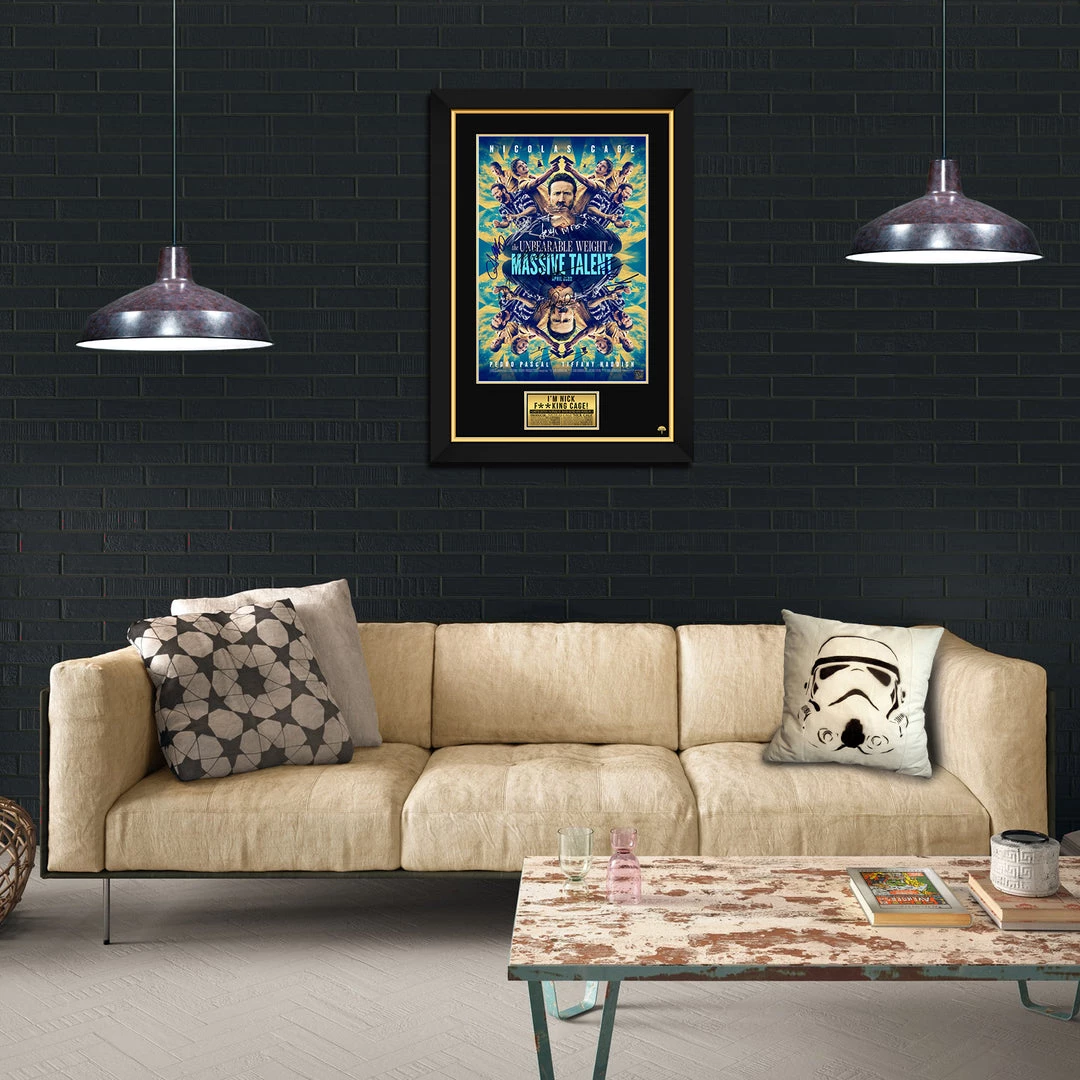 RARE-T Limited Edition Frames The Unbearable Weight Of Massive Talent Mini Poster Limited Signature Edition Studio Licensed Custom Frame 2 RARE-T Limited Edition Frames The Unbearable Weight Of Massive Talent Mini Poster Limited Signature Edition Studio Licensed Custom Frame