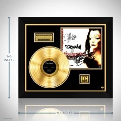 RARE-T Limited Edition Frames The Used - Self-Titled Gold LP Limited Signature Edition Studio Licensed Custom Frame