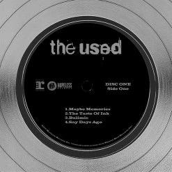 RARE-T Limited Edition Frames The Used - Self-Titled Platinum LP Limited Signature Edition Studio Licensed Custom Frame