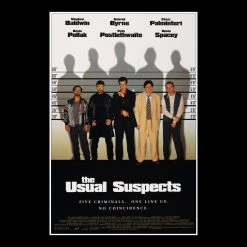 RARE-T Limited Edition Frames The Usual Suspects Script Limited Signature Edition Studio Licensed Custom Frame