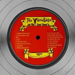 RARE-T NEW The Vandals - Look At What I Almost Stepped Platinum LP Limited Signature Edition Studio Licensed Custom Frame 18 RARE-T NEW The Vandals - Look At What I Almost Stepped Platinum LP Limited Signature Edition Studio Licensed Custom Frame