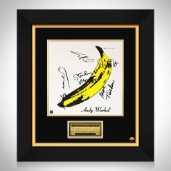 RARE-T The Velvet Underground & Nico - The Velvet Underground & Nico LP Cover Limited Signature Edition Studio Licensed Custom Frame Limited Edition Frames