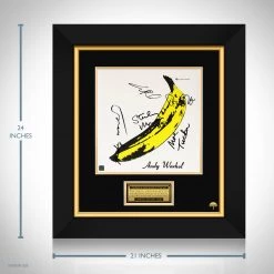 RARE-T The Velvet Underground & Nico - The Velvet Underground & Nico LP Cover Limited Signature Edition Studio Licensed Custom Frame Limited Edition Frames