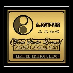 RARE-T The Way Of The Dragon Transcript Limited Signature Edition Studio Licensed Custom Frame Limited Edition Frames