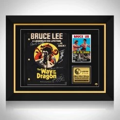RARE-T The Way Of The Dragon Transcript Limited Signature Edition Studio Licensed Custom Frame Limited Edition Frames