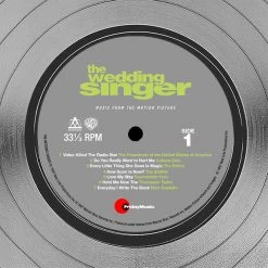 RARE-T Wedding Singer - Music From The Motion Picture Platinum LP Limited Signature Edition Studio Licensed Custom Frame