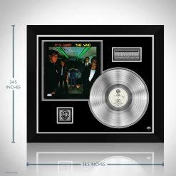 PPC The Who - It's Hard PSA Certified Hand-Signed LP By Pete Townshend Custom Frame
