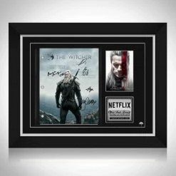 RARE-T Limited Edition Frames The Witcher Script Limited Signature Edition Studio Licensed Custom Frame