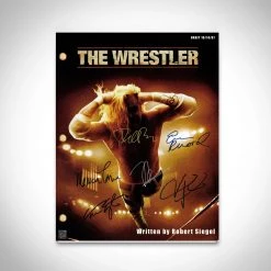 RARE-T The Wrestler Script Limited Signature Edition Studio Licensed Custom Frame 14 RARE-T The Wrestler Script Limited Signature Edition Studio Licensed Custom Frame