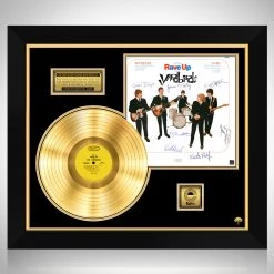 RARE-T The Yardbirds - Having A Rave Up With The Yardbirds Gold LP Limited Signature Edition Studio Licensed Custom Frame