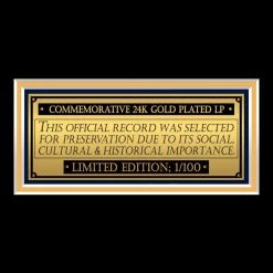 RARE-T The Guess Who 'American Woman' Limited Collectors' Edition Studio Licensed Gold LP Custom Frame