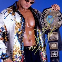 RARE-T Sports Memorabilia The Rock Dwayne Johnson WWE Photo Frame Limited Signature Edition Studio Licensed Custom Frame