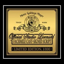 RARE-T Thelma And Louise Script Limited Signature Edition Studio Licensed Custom Frame Limited Edition Frames