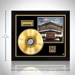 RARE-T Theory Of A Deadman - Gasoline Gold LP Limited Signature Edition Studio Licensed Custom Frame Limited Edition Frames