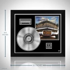 RARE-T Limited Edition Frames Theory Of A Deadman - Gasoline Platinum LP Limited Signature Edition Studio Licensed Custom Frame