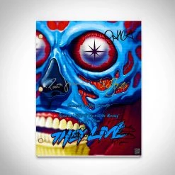 RARE-T They Live Transcript Limited Signature Edition Studio Licensed Custom Frame