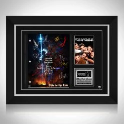 RARE-T This Is The End Transcript Limited Signature Edition Studio Licensed Custom Frame