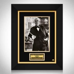 RARE-T Thomas Edison Photo Limited Signature Edition Studio Licensed Custom Frame Limited Edition Frames