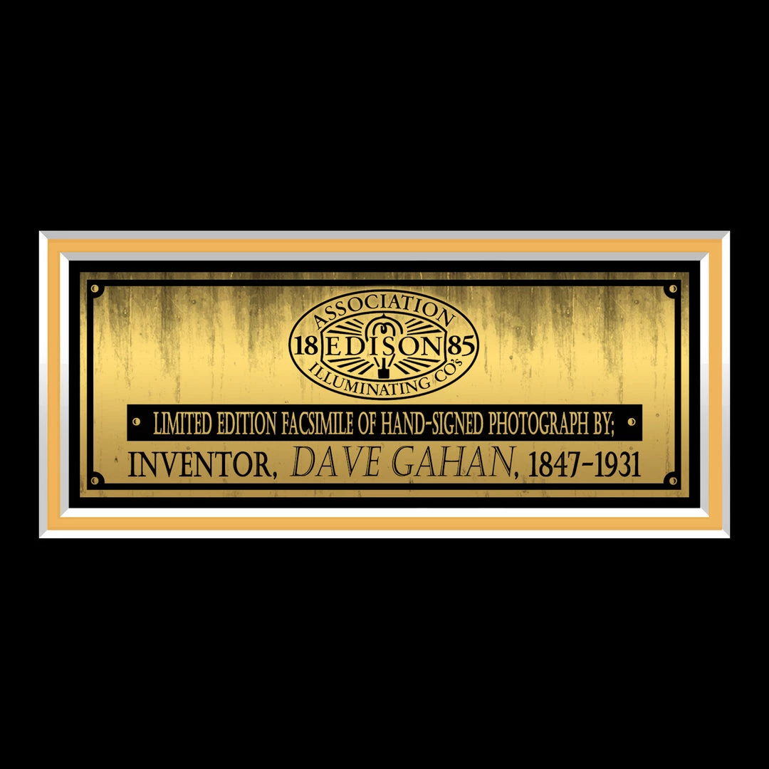 RARE-T Thomas Edison Photo Limited Signature Edition Studio Licensed Custom Frame Limited Edition Frames 5 RARE-T Thomas Edison Photo Limited Signature Edition Studio Licensed Custom Frame Limited Edition Frames