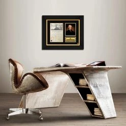 RARE-T Limited Edition Frames Thomas Jefferson & James Madison Presidential Passport Photo Limited Signature Edition Studio Licensed Custom Frame