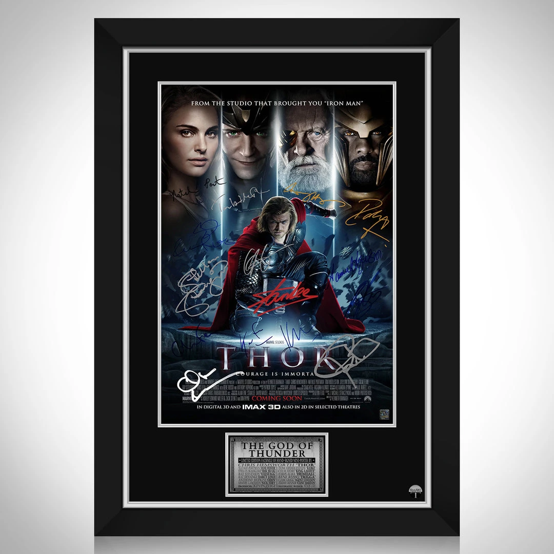 RARE-T Limited Edition Frames Thor Mini Poster Limited Signature Edition Studio Licensed Custom Frame 1 RARE-T Limited Edition Frames Thor Mini Poster Limited Signature Edition Studio Licensed Custom Frame