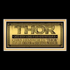 RARE-T Thor Hammer Photo Limited Signature Edition Studio Licensed Custom Frame Limited Edition Frames