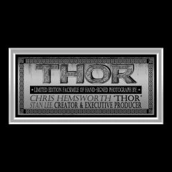 RARE-T Thor Lightning Limited Signature Edition Studio Licensed Photo Custom Frame Limited Edition Frames