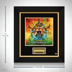 RARE-T Thor Ragnarok - Original Motion Picture Soundtrack LP Cover Limited Signature Edition Studio Licensed Custom Frame